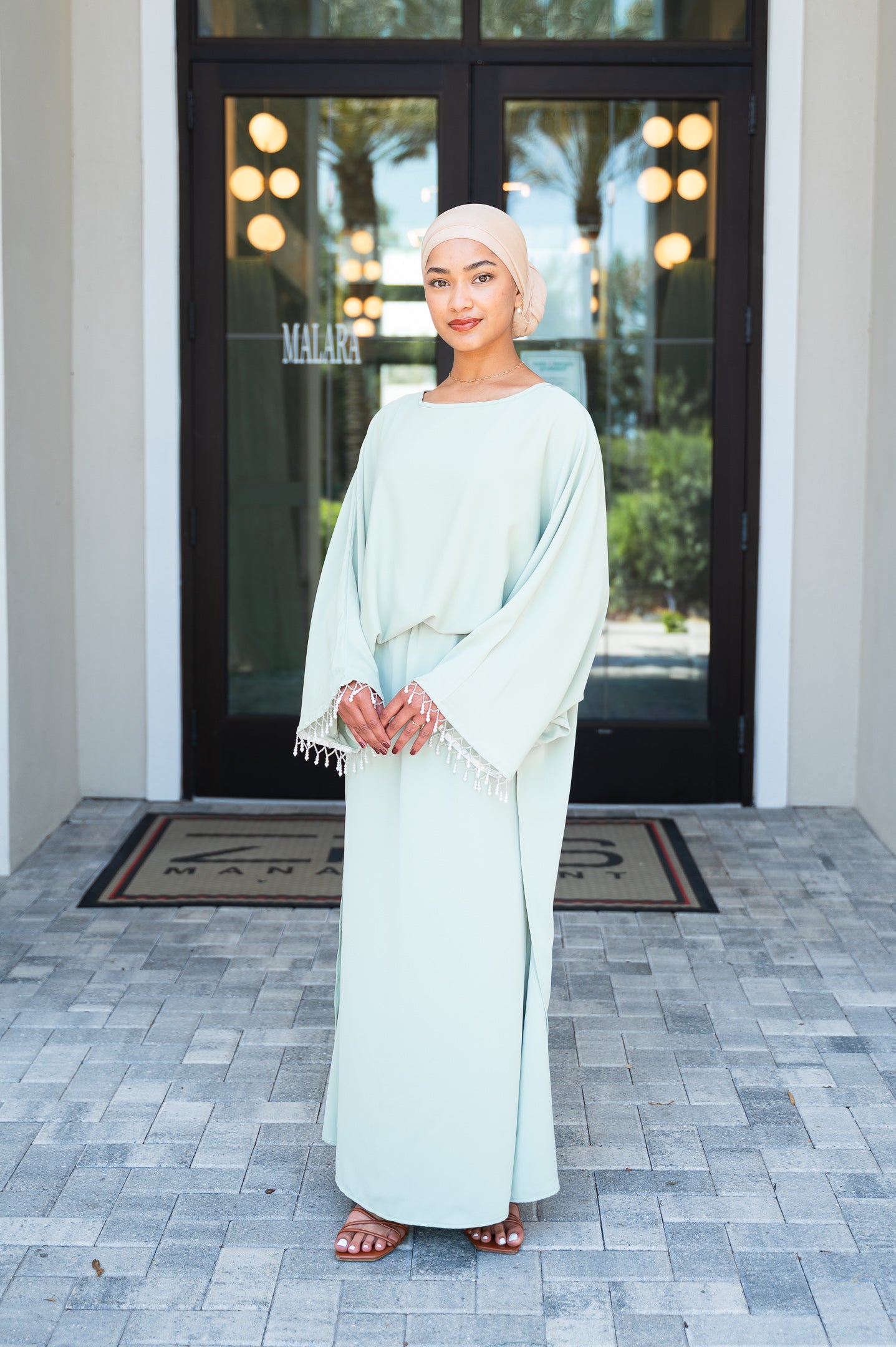 Ameera Skirt and Cape Top Set