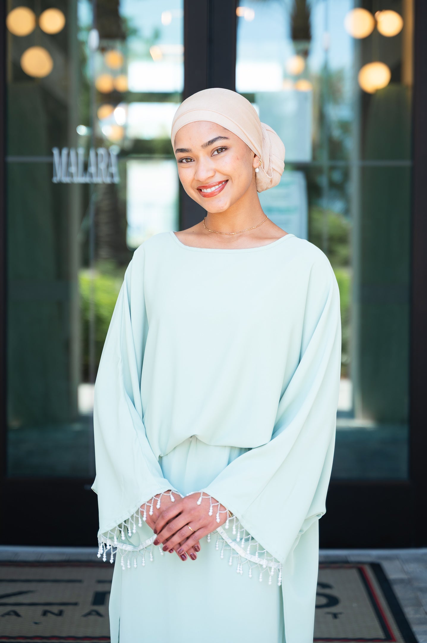 Ameera Skirt and Cape Top Set