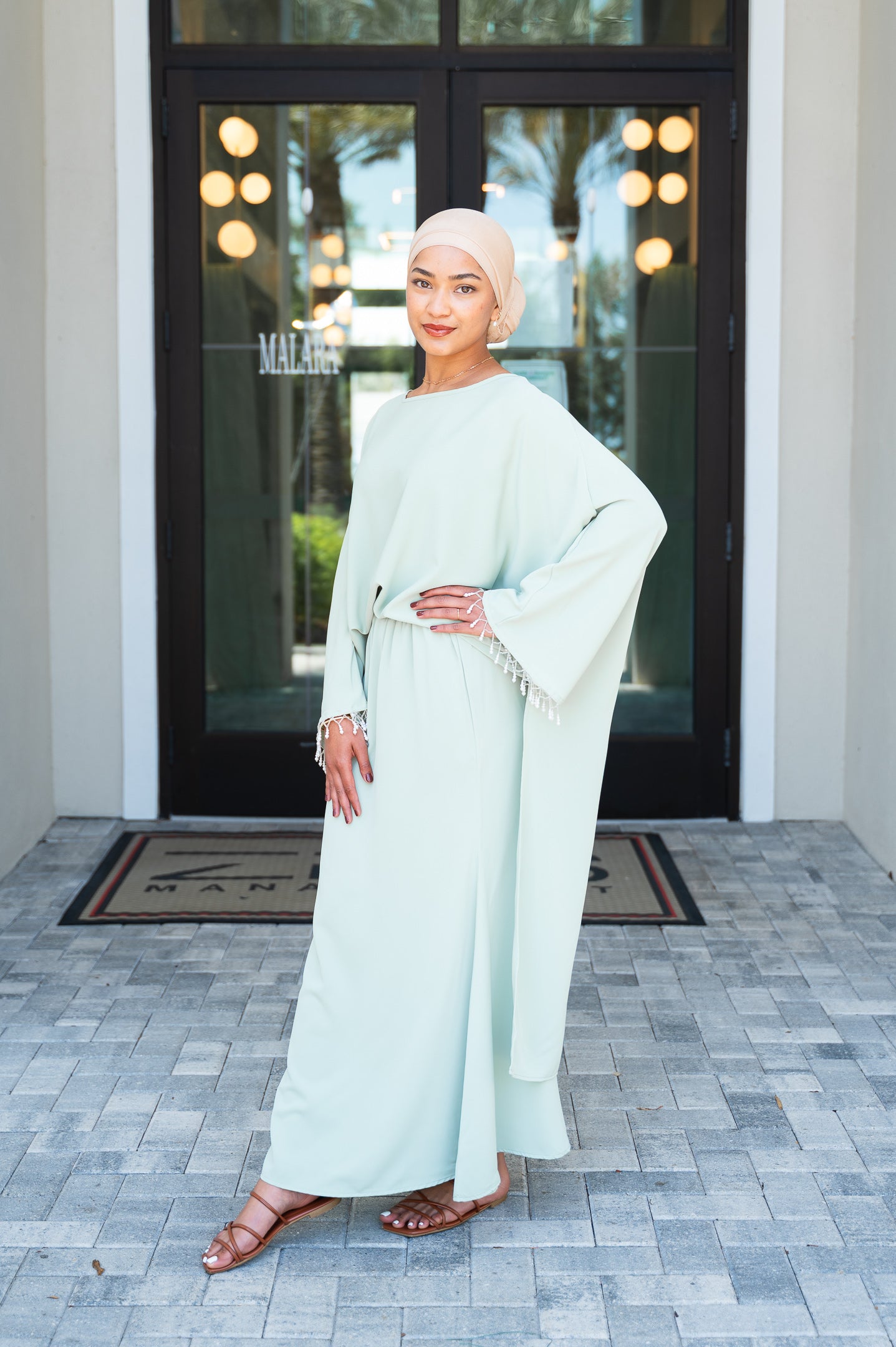 Ameera Skirt and Cape Top Set
